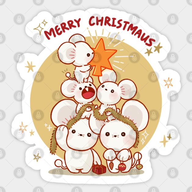 Merry christmaus Sticker by ballooonfish